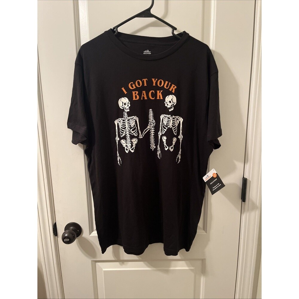 Celebrate Halloween Men's Graphic Print T-Shirt I Got Your Back Glow In The Dark